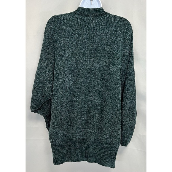 Victoria's Secret PINK Women's‎ Chenille Crewneck Pullover Green Sz Small - Picture 3 of 9